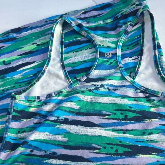 Lululemon Cool Racerback in Seven Wonders Multi Size 4 - Picture 11 of 12